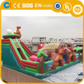 Aumusement Inflatable park , inflatable dioasour obstacle course for fun